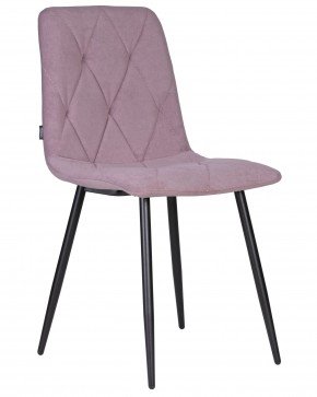 Стул обеденный DOBRIN CHILLY ROMBO, Лавандовый Simple 48, основание черное в Игриме - igrim.ok-mebel.com | фото