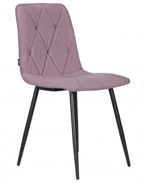 Стул обеденный DOBRIN CHILLY ROMBO, Лавандовый Simple 48, основание черное в Игриме - igrim.ok-mebel.com | фото 2
