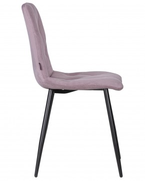 Стул обеденный DOBRIN CHILLY ROMBO, Лавандовый Simple 48, основание черное в Игриме - igrim.ok-mebel.com | фото 3