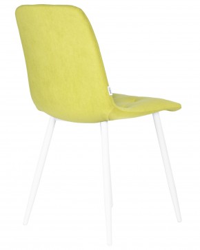 Стул обеденный DOBRIN CHILLY ROMBO, Лайм Simple 14, основание белый в Игриме - igrim.ok-mebel.com | фото 4