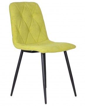 Стул обеденный DOBRIN CHILLY ROMBO, Лайм Simple 14, основание черное в Игриме - igrim.ok-mebel.com | фото 2
