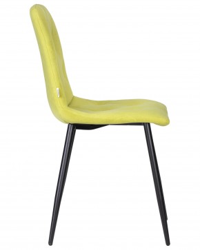 Стул обеденный DOBRIN CHILLY ROMBO, Лайм Simple 14, основание черное в Игриме - igrim.ok-mebel.com | фото 3