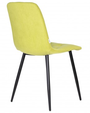 Стул обеденный DOBRIN CHILLY ROMBO, Лайм Simple 14, основание черное в Игриме - igrim.ok-mebel.com | фото 4