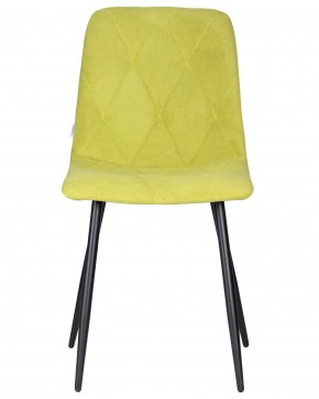 Стул обеденный DOBRIN CHILLY ROMBO, Лайм Simple 14, основание черное в Игриме - igrim.ok-mebel.com | фото 6