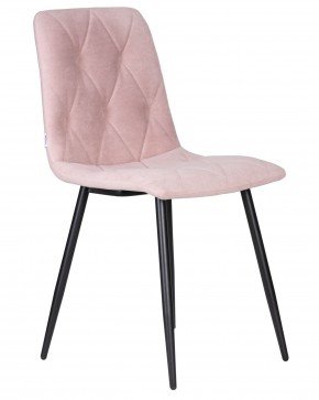 Стул обеденный DOBRIN CHILLY ROMBO, Розовый Simple 03, основание черное в Игриме - igrim.ok-mebel.com | фото 2