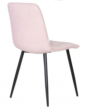 Стул обеденный DOBRIN CHILLY ROMBO, Розовый Simple 03, основание черное в Игриме - igrim.ok-mebel.com | фото 4