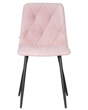 Стул обеденный DOBRIN CHILLY ROMBO, Розовый Simple 03, основание черное в Игриме - igrim.ok-mebel.com | фото 6