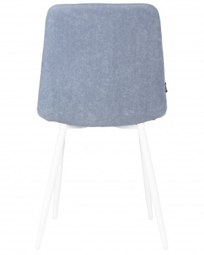Стул обеденный DOBRIN CHILLY ROMBO, Серо-голубой Simple 26, основание белый в Игриме - igrim.ok-mebel.com | фото 5