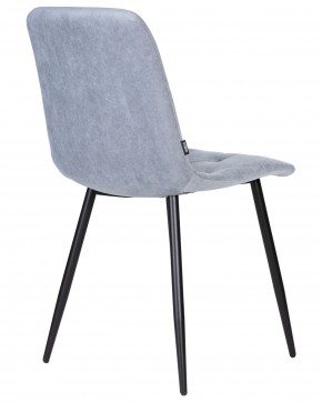 Стул обеденный DOBRIN CHILLY ROMBO, Серо-голубой Simple 26, основание черное в Игриме - igrim.ok-mebel.com | фото 4