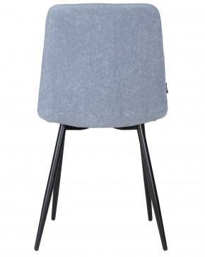 Стул обеденный DOBRIN CHILLY ROMBO, Серо-голубой Simple 26, основание черное в Игриме - igrim.ok-mebel.com | фото 5