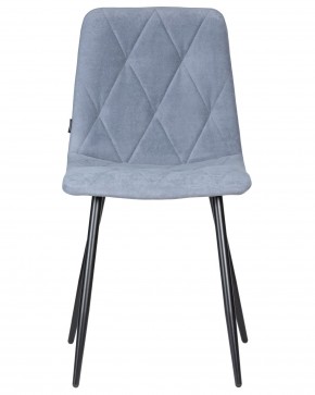 Стул обеденный DOBRIN CHILLY ROMBO, Серо-голубой Simple 26, основание черное в Игриме - igrim.ok-mebel.com | фото 6