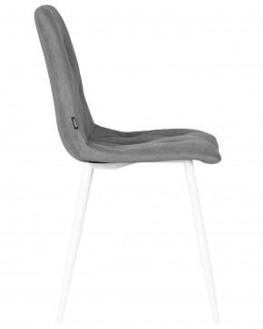 Стул обеденный DOBRIN CHILLY ROMBO, Серый Simple 33, основание белый в Игриме - igrim.ok-mebel.com | фото 3