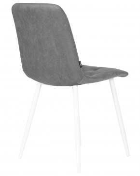 Стул обеденный DOBRIN CHILLY ROMBO, Серый Simple 33, основание белый в Игриме - igrim.ok-mebel.com | фото 4