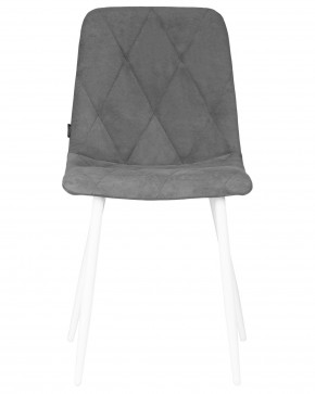 Стул обеденный DOBRIN CHILLY ROMBO, Серый Simple 33, основание белый в Игриме - igrim.ok-mebel.com | фото 6