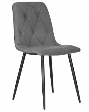 Стул обеденный DOBRIN CHILLY ROMBO, Серый Simple 33, основание черное в Игриме - igrim.ok-mebel.com | фото