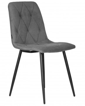 Стул обеденный DOBRIN CHILLY ROMBO, Серый Simple 33, основание черное в Игриме - igrim.ok-mebel.com | фото 2