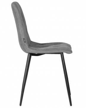 Стул обеденный DOBRIN CHILLY ROMBO, Серый Simple 33, основание черное в Игриме - igrim.ok-mebel.com | фото 3