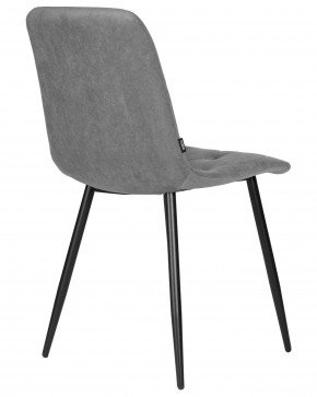 Стул обеденный DOBRIN CHILLY ROMBO, Серый Simple 33, основание черное в Игриме - igrim.ok-mebel.com | фото 4