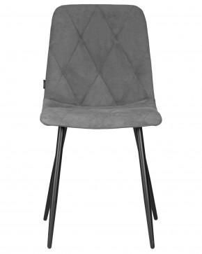 Стул обеденный DOBRIN CHILLY ROMBO, Серый Simple 33, основание черное в Игриме - igrim.ok-mebel.com | фото 6