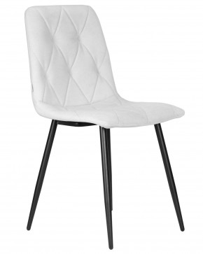 Стул обеденный DOBRIN CHILLY ROMBO, Светло-серый Simple 29, основание черный в Игриме - igrim.ok-mebel.com | фото 2