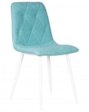 Стул обеденный DOBRIN CHILLY ROMBO, Тиффани Simple 51, основание белый в Игриме - igrim.ok-mebel.com | фото