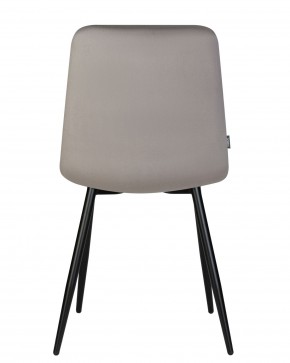Стул обеденный DOBRIN CHILLY, Темно-серый Holland 18, основание черное в Игриме - igrim.ok-mebel.com | фото 6