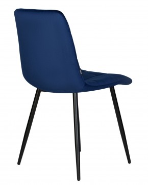 Стул обеденный DOBRIN CHILLY, Темно-синий Holland 60, основание черное в Игриме - igrim.ok-mebel.com | фото 4