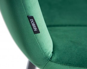 Стул обеденный DOBRIN CHILLY, Темно-зеленый Holland 30, основание черное в Игриме - igrim.ok-mebel.com | фото 10