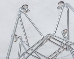 Стул обеденный DOBRIN DSR CASPER, ножки хром, цвет прозрачный в Игриме - igrim.ok-mebel.com | фото 10
