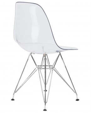 Стул обеденный DOBRIN DSR CASPER, ножки хром, цвет прозрачный в Игриме - igrim.ok-mebel.com | фото 4