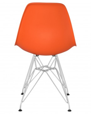 Стул обеденный DOBRIN DSR, ножки хром, цвет оранжевый (O-02) в Игриме - igrim.ok-mebel.com | фото 5