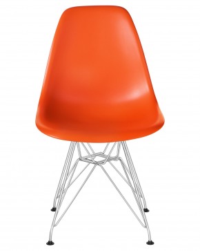 Стул обеденный DOBRIN DSR, ножки хром, цвет оранжевый (O-02) в Игриме - igrim.ok-mebel.com | фото 6