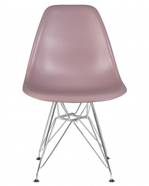 Стул обеденный DOBRIN DSR, ножки хром, цвет сиреневый (P-04) в Игриме - igrim.ok-mebel.com | фото 2