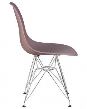 Стул обеденный DOBRIN DSR, ножки хром, цвет сиреневый (P-04) в Игриме - igrim.ok-mebel.com | фото 5