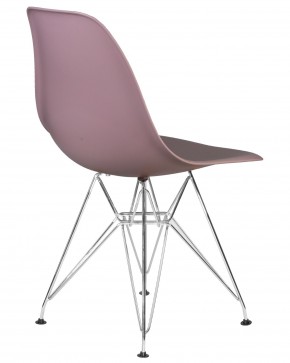 Стул обеденный DOBRIN DSR, ножки хром, цвет сиреневый (P-04) в Игриме - igrim.ok-mebel.com | фото 6