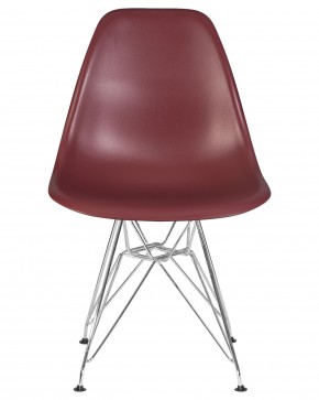 Стул обеденный DOBRIN DSR, ножки хром, цвет сливовый (R-13) в Игриме - igrim.ok-mebel.com | фото 6