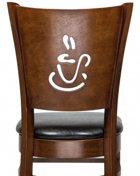 Стул обеденный DOBRIN JERRY, шоколад, чёрный в Игриме - igrim.ok-mebel.com | фото 5