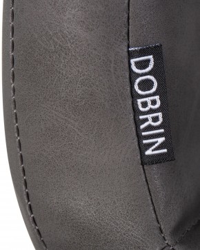 Стул обеденный DOBRIN MARK, черные ножки, серая антрацитовая винтажная экокожа (RU-08) в Игриме - igrim.ok-mebel.com | фото 9