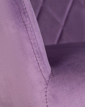 Стул обеденный DOBRIN ROBERT, черные матовые ножки, велюр V108-45 Темно-фиолетовый в Игриме - igrim.ok-mebel.com | фото 7
