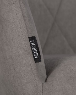 Стул обеденный DOBRIN ROBY, ЭМАЛЬ ЧЕРНЫЙ МУАР велюр Catania Cocoa в Игриме - igrim.ok-mebel.com | фото 9