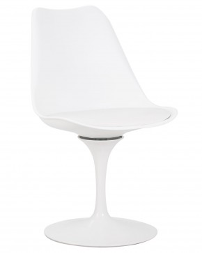Стул обеденный DOBRIN TULIP, белое основание, цвет белый (W-02) в Игриме - igrim.ok-mebel.com | фото