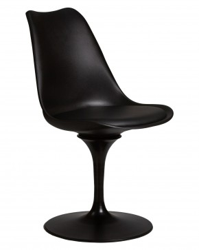 Стул обеденный DOBRIN TULIP, черное основание, цвет черный (B-03) в Игриме - igrim.ok-mebel.com | фото 2