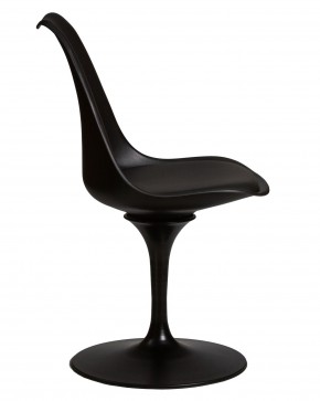Стул обеденный DOBRIN TULIP, черное основание, цвет черный (B-03) в Игриме - igrim.ok-mebel.com | фото 3