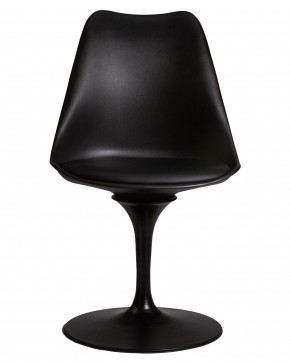 Стул обеденный DOBRIN TULIP, черное основание, цвет черный (B-03) в Игриме - igrim.ok-mebel.com | фото 6