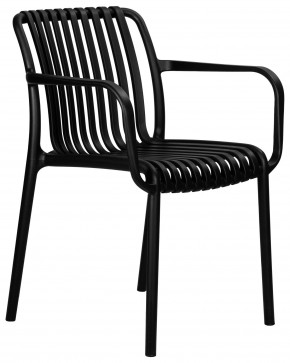 Стул обеденный DOBRIN WALTER ARM, черный (B-03) в Игриме - igrim.ok-mebel.com | фото 2
