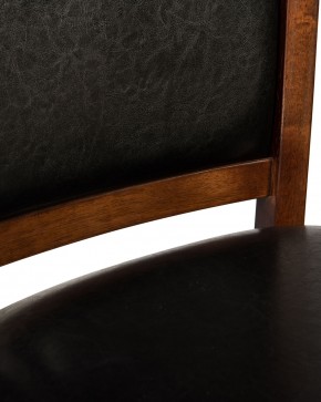 Стул полубарный DOBRIN ALAN COUNTER, эспрессо, чёрный в Игриме - igrim.ok-mebel.com | фото 6