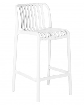 Стул полубарный DOBRIN CHLOE, белый в Игриме - igrim.ok-mebel.com | фото