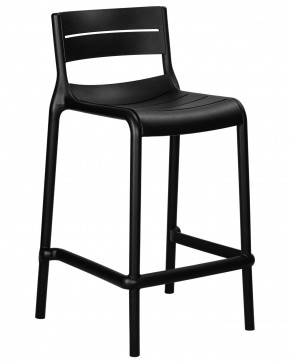 Стул полубарный DOBRIN NESSA, черный (B-03) в Игриме - igrim.ok-mebel.com | фото
