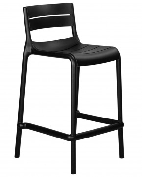 Стул полубарный DOBRIN NESSA, черный (B-03) в Игриме - igrim.ok-mebel.com | фото 2