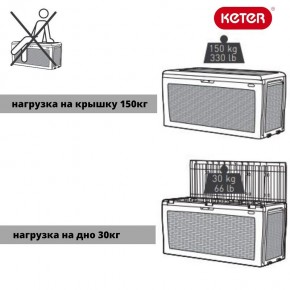 Сундук Samoa Rattan Box 270 L в Игриме - igrim.ok-mebel.com | фото 5